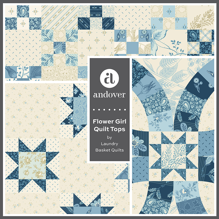 Flower Girl Quilt Tops by Laundry Basket Quilts