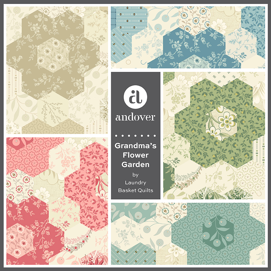 Grandmas Flower Garden by Laundry Basket Quilts
