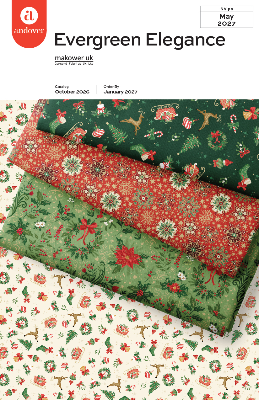 Evergreen Elegance by Makower UK