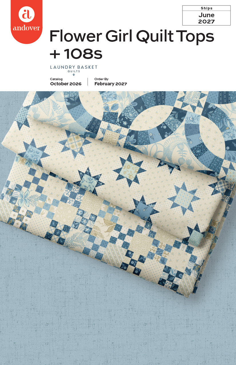 Flower Girl Quilt Tops by Laundry Basket Quilts