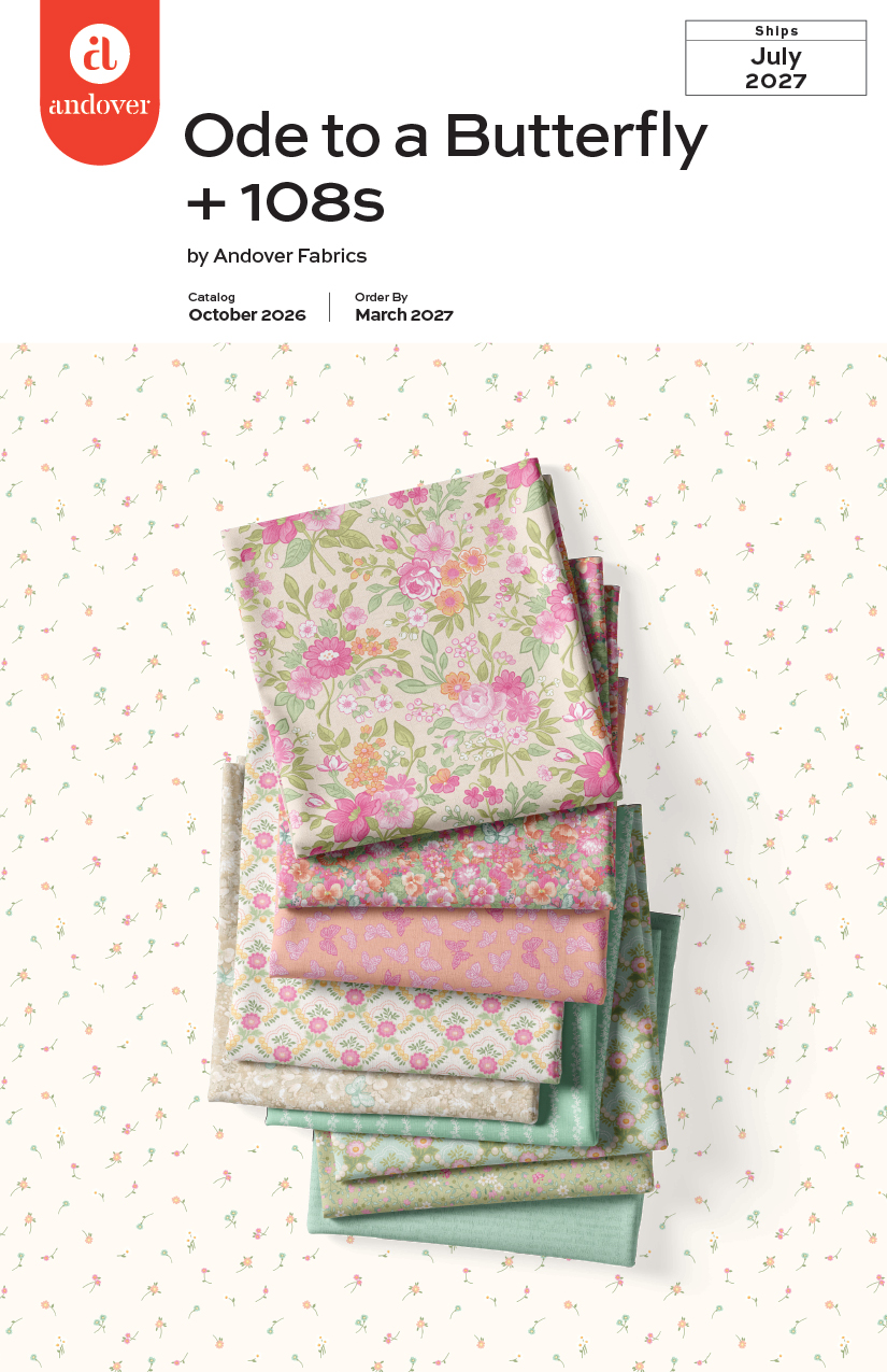 Ode to a Butterfly by Andover Fabrics