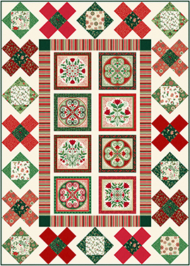 Xs and Os - Evergreen Elegance